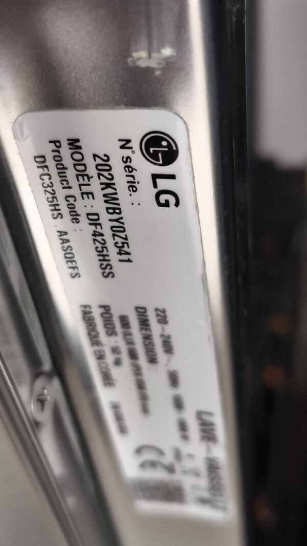 Lave vaisselle LG