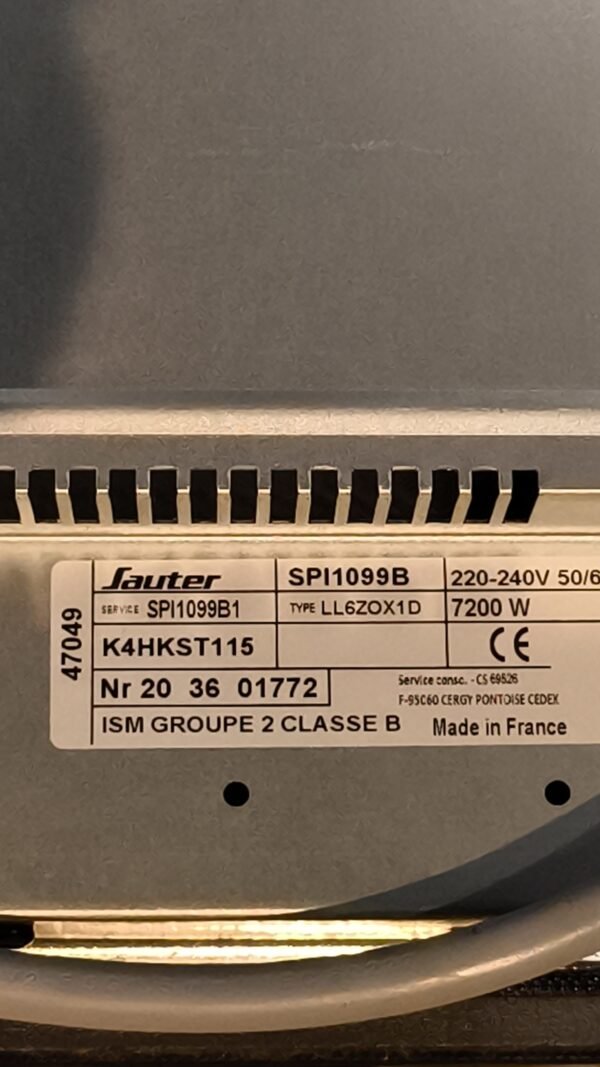 Plaque induction sauter