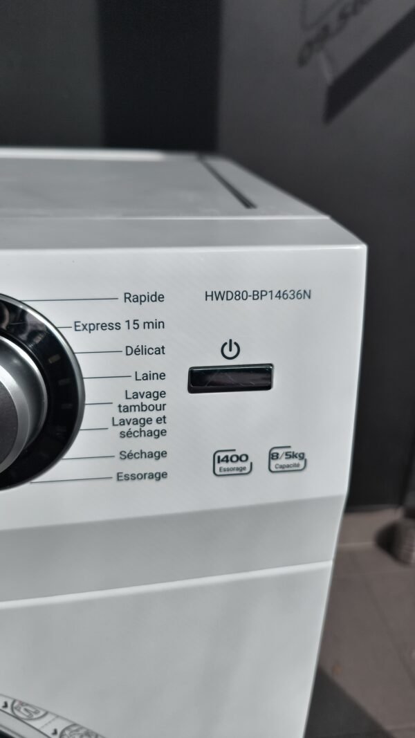 Lave linge séchant Haier
