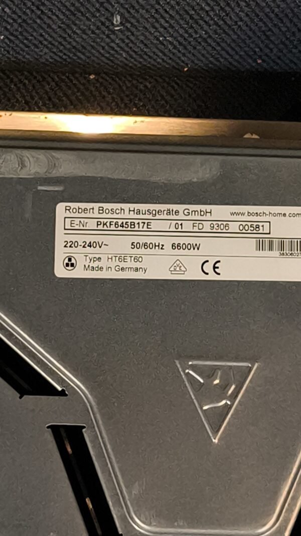 Plaque vitrocéramique Bosch