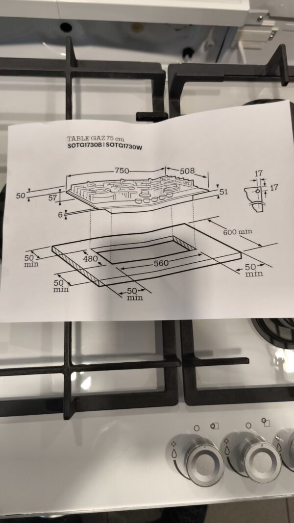 Plaque de gaz scholtes