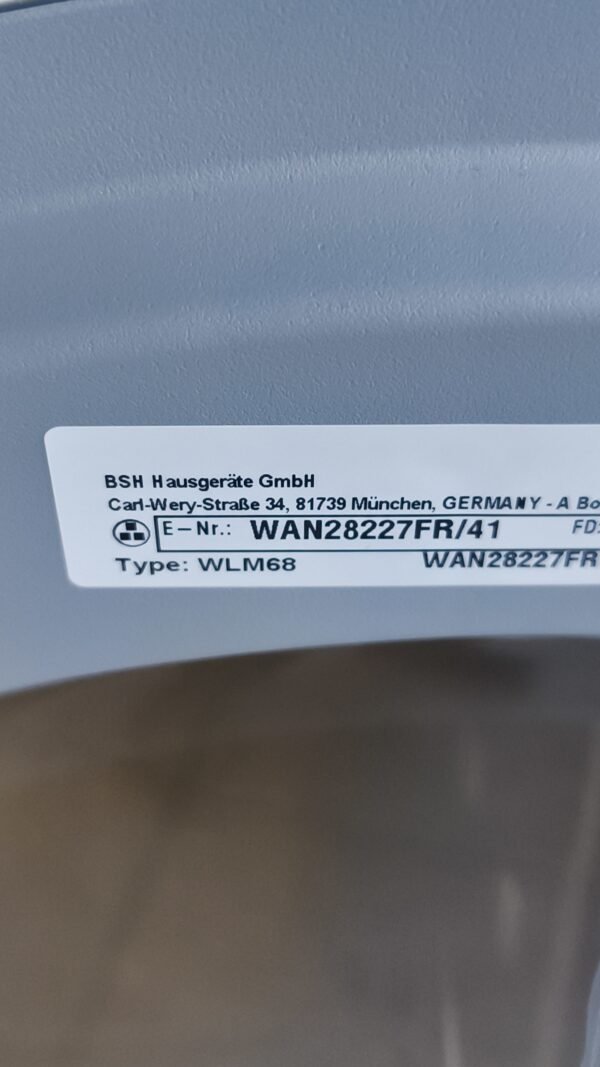 Lave linge Bosch ecosilence drive