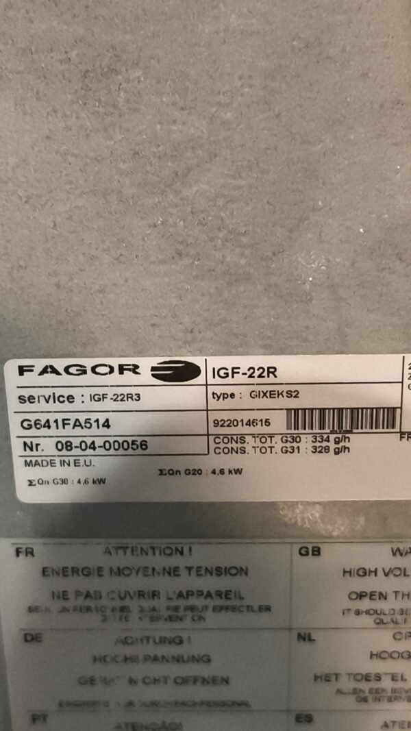 Plaque induction Mixte fagor