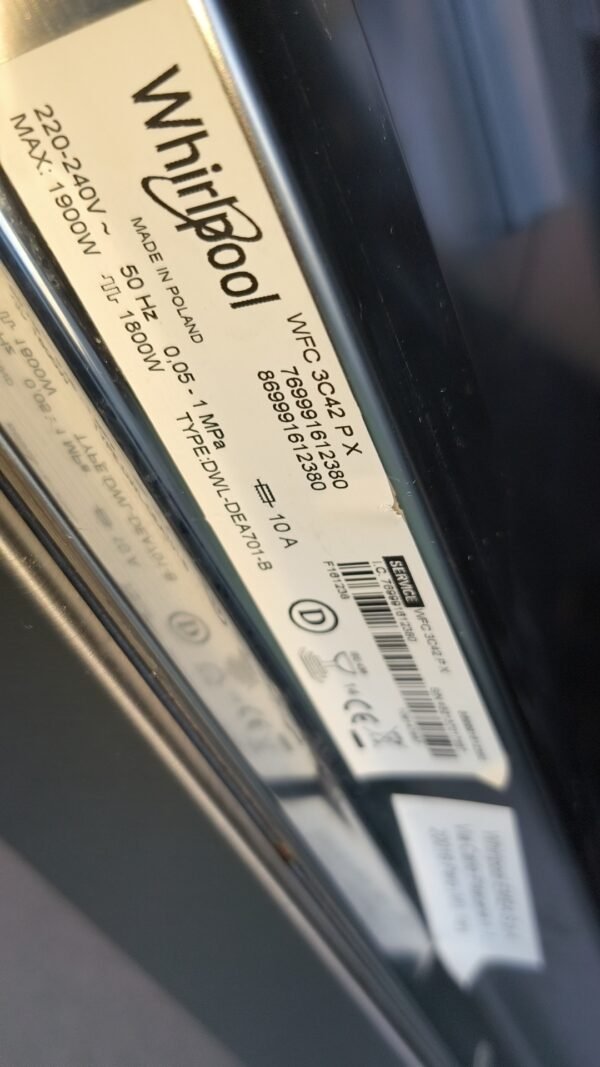 Lave vaisselle Whirlpool gris