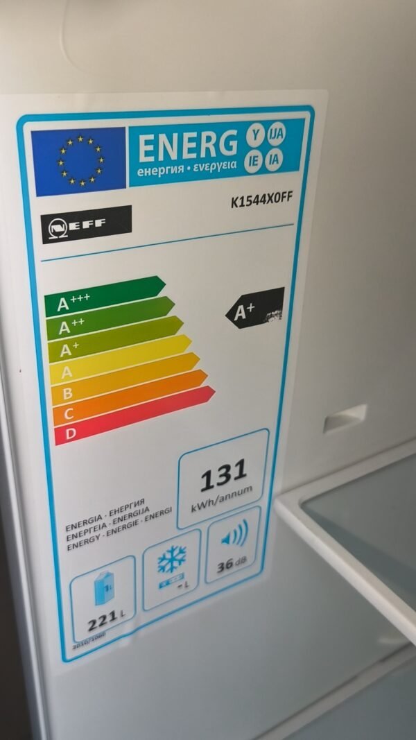 Réfrigérateur encastrable neff