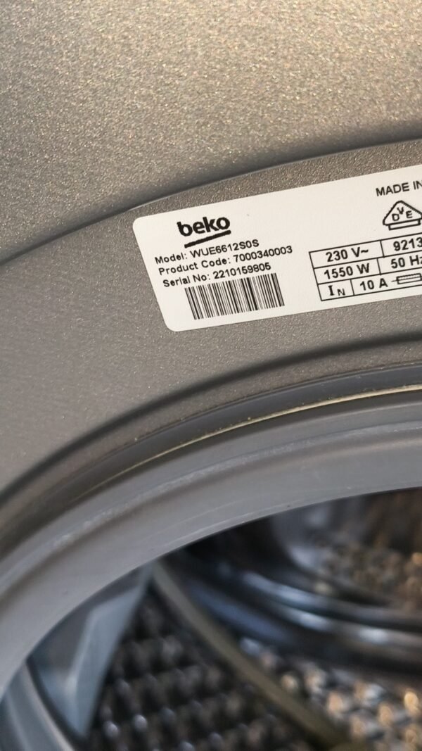 Lave linge beko gris 6 kg compact