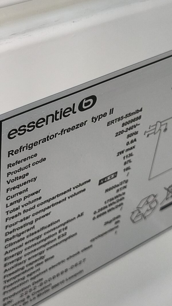 Réfrigérateur top essentielB