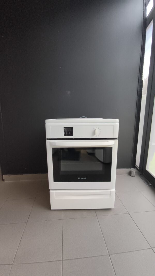 Snapchat-289358168 Cuisinière induction Brandt blanche